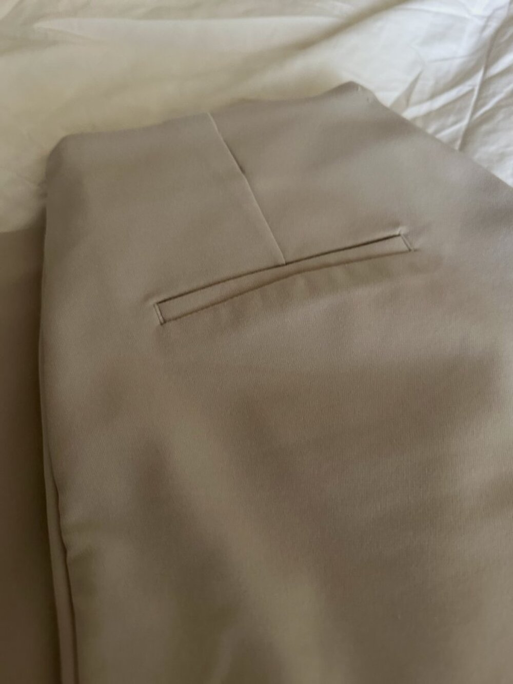 achel Zoe Beige Office Trousers Dress Pants Size 6 - Picture 7 of 9